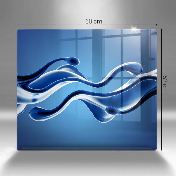 Sklenená doska na krájanie Abstrakcia tekutín