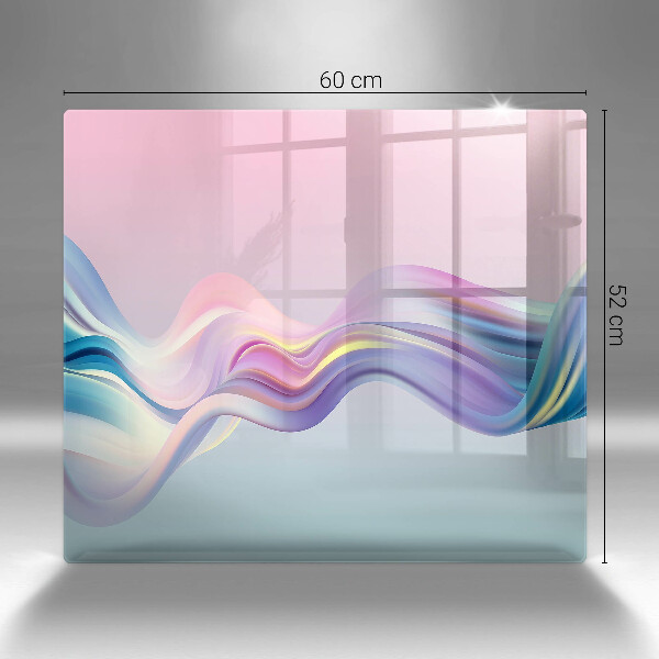 Sklenená doska na krájanie Pastelová abstrakcia