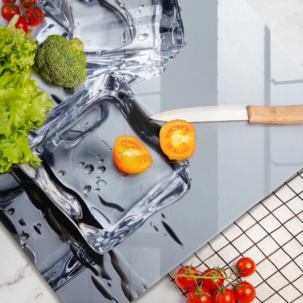 Sklenená doska na krájanie Kocky ľadu