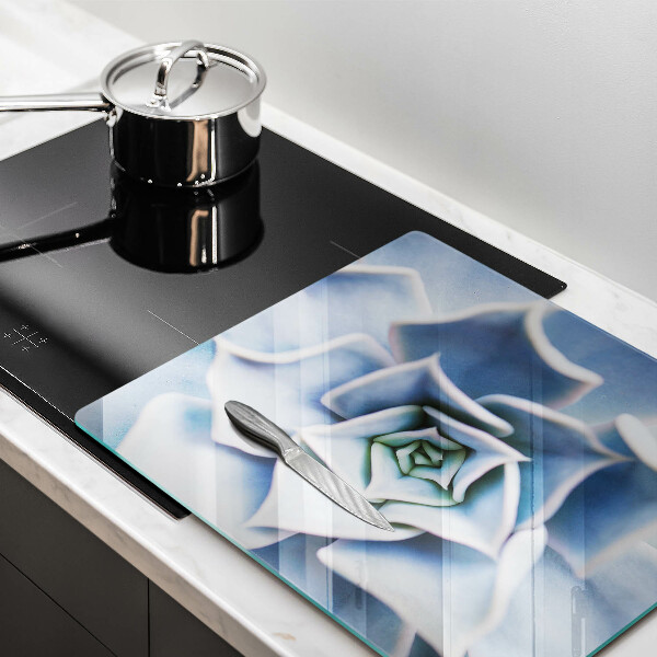 Sklenená doska na krájanie Kvetinová rastlina