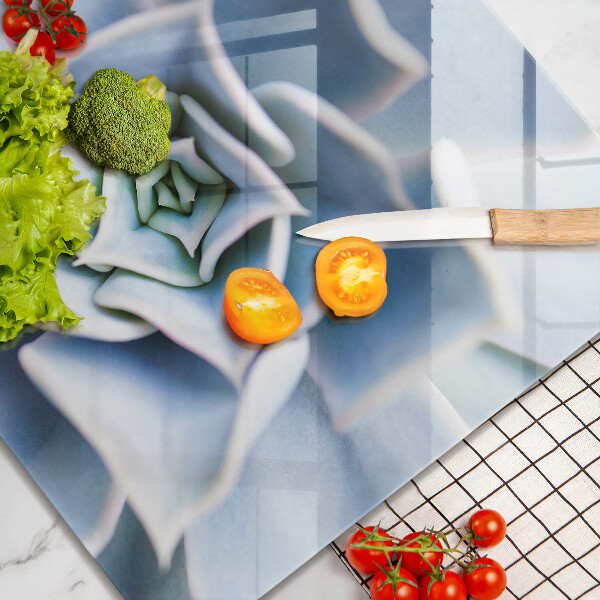 Sklenená doska na krájanie Kvetinová rastlina