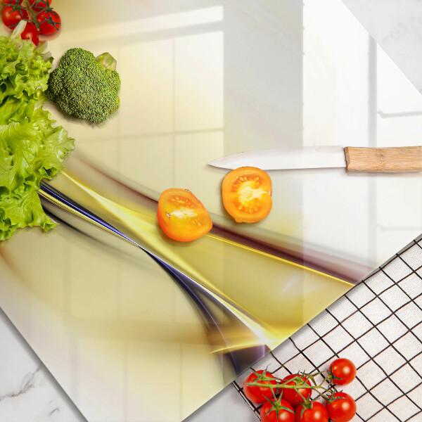 Sklenená doska na krájanie Abstraktné línie svetla