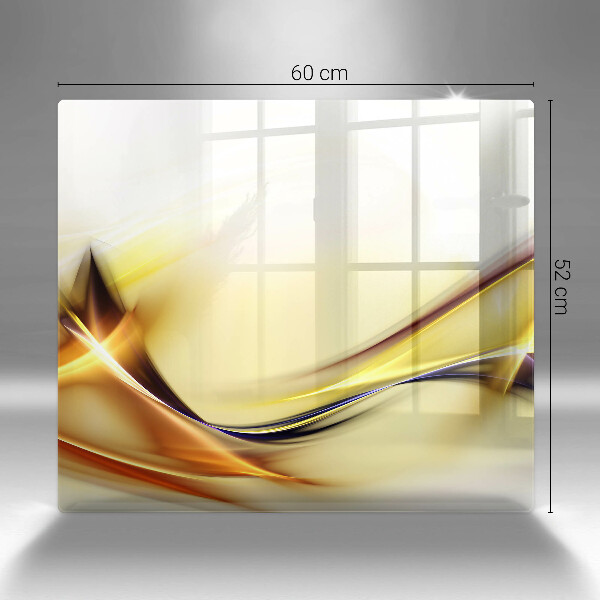 Sklenená doska na krájanie Abstraktné línie svetla