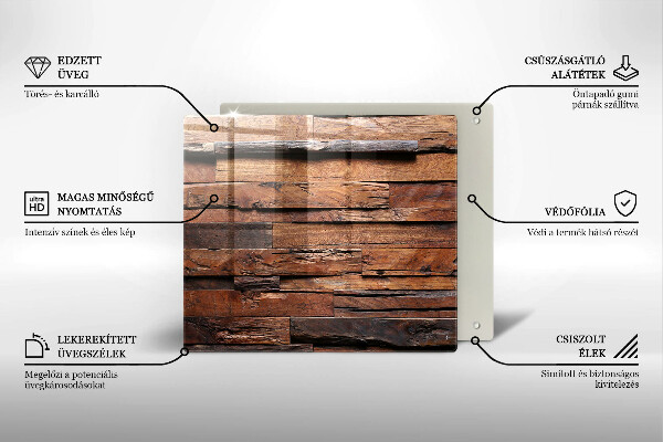 Sklenená doska na krájanie Dekoratívne drevené dosky