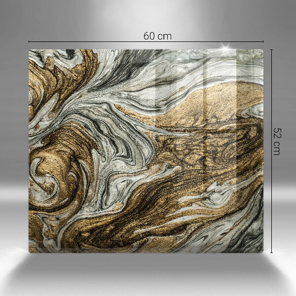 Sklenená doska na krájanie Bohatá abstrakcia