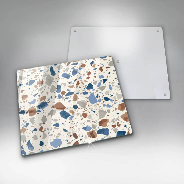 Sklenená doska na krájanie Dekoratívna kamenina