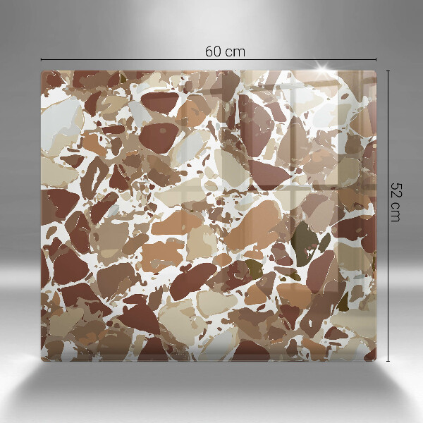 Sklenená doska na krájanie Kamenné ozdobné škvrny