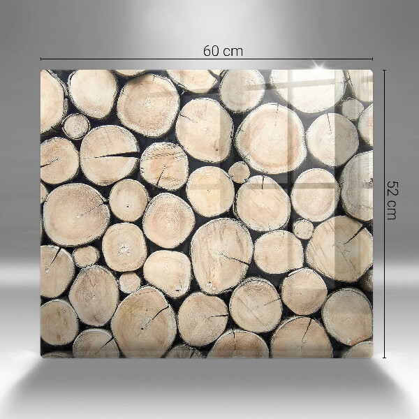 Sklenená doska na krájanie Drevené kmene stromov