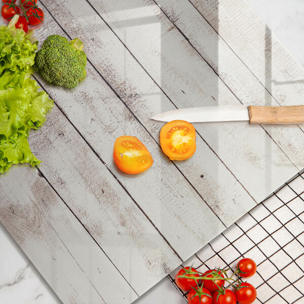 Sklenená doska na krájanie Staré drevené dosky