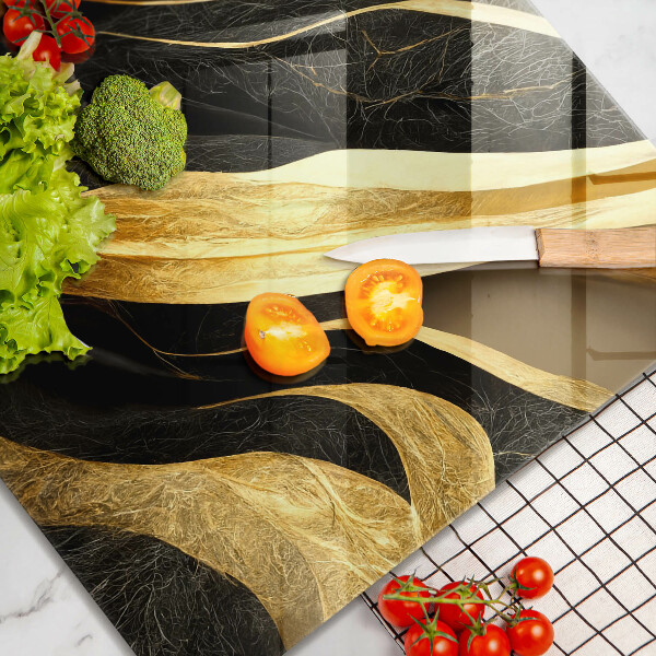 Sklenená doska na krájanie Elegantná abstrakcia