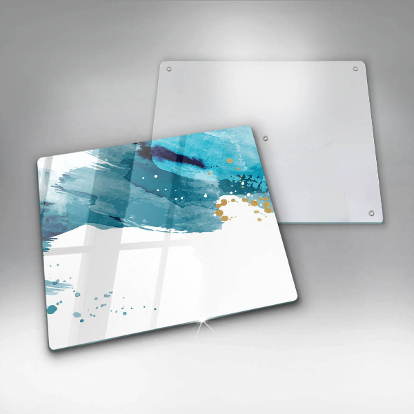 Sklenená doska na krájanie Modré škvrny