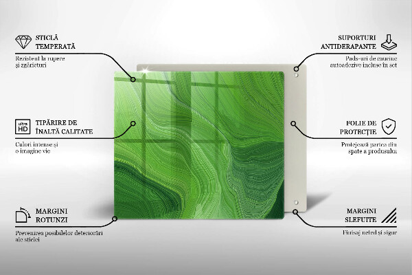 Sklenená doska na krájanie Abstraktná textúra