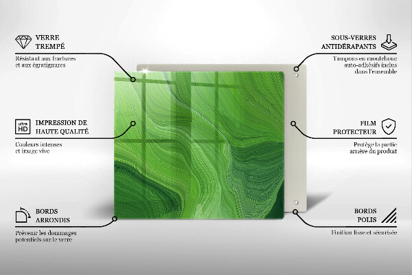 Sklenená doska na krájanie Abstraktná textúra