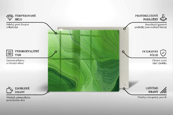 Sklenená doska na krájanie Abstraktná textúra