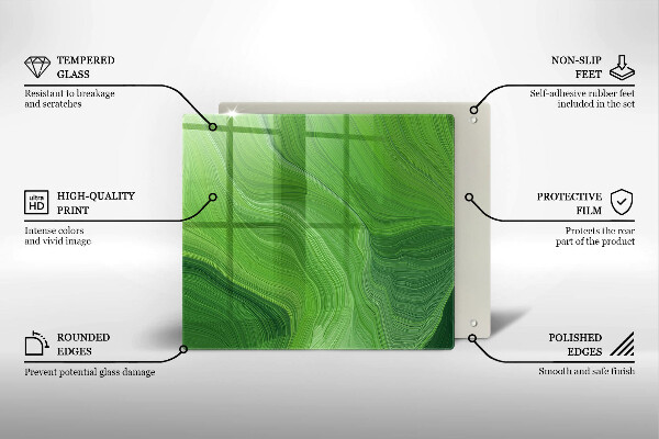 Sklenená doska na krájanie Abstraktná textúra