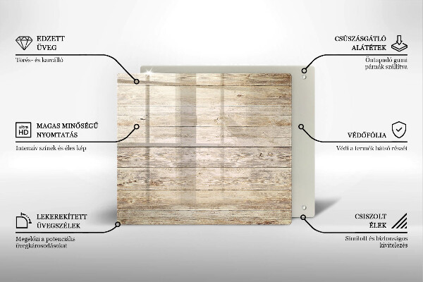 Sklenená doska na krájanie Drevené dosky
