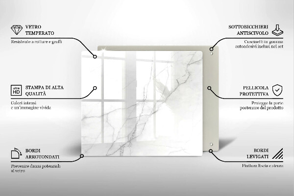Sklenená doska na krájanie Mramorové kamenné pozadie