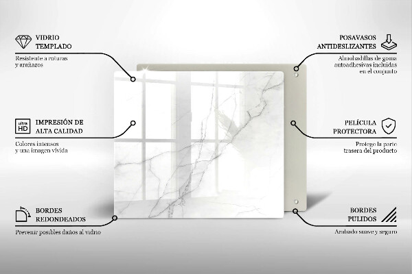 Sklenená doska na krájanie Mramorové kamenné pozadie