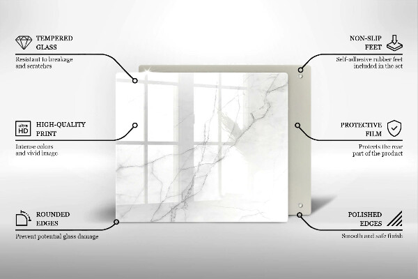 Sklenená doska na krájanie Mramorové kamenné pozadie