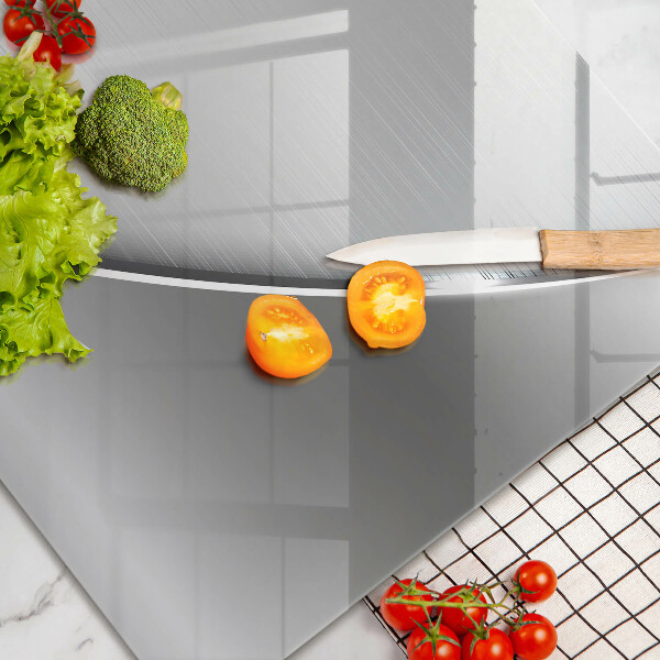 Kuchynská doska zo skla Kovové tvary