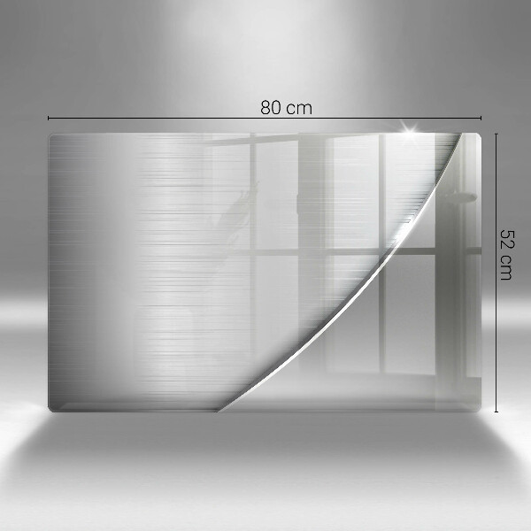 Kuchynská doska zo skla Kovové tvary