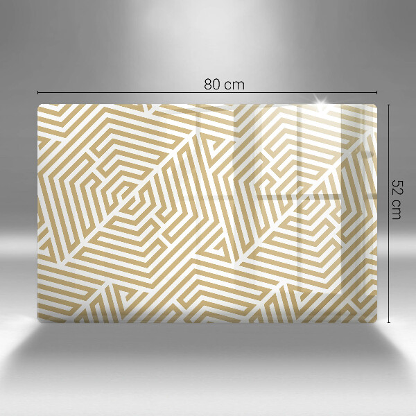 Kuchynská doska zo skla Geometrické čiary