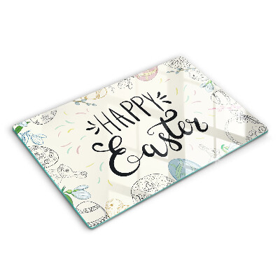 Kuchynská doska zo skla Happy Easter