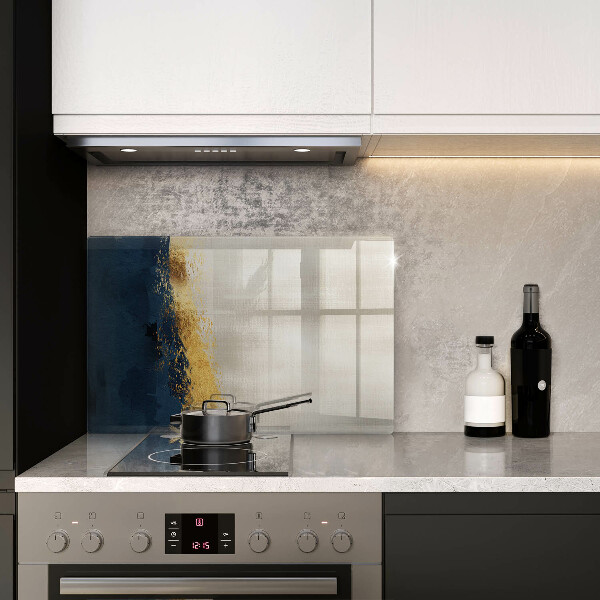 Kuchynská doska zo skla Zlatá abstrakcia