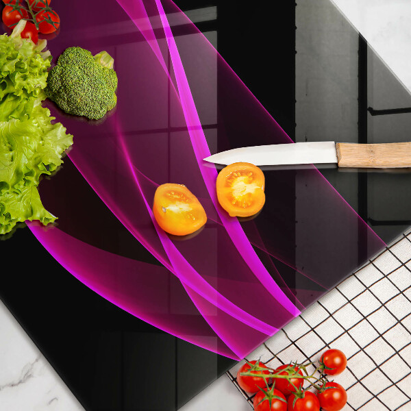 Kuchynská doska zo skla Ružová abstrakcia