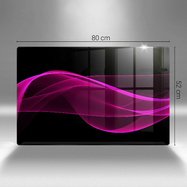 Kuchynská doska zo skla Ružová abstrakcia