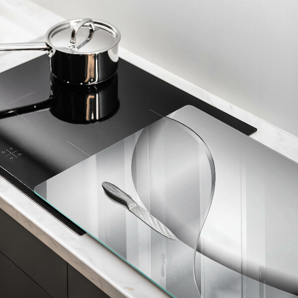 Kuchynská doska zo skla Dizajn abstraktných línií