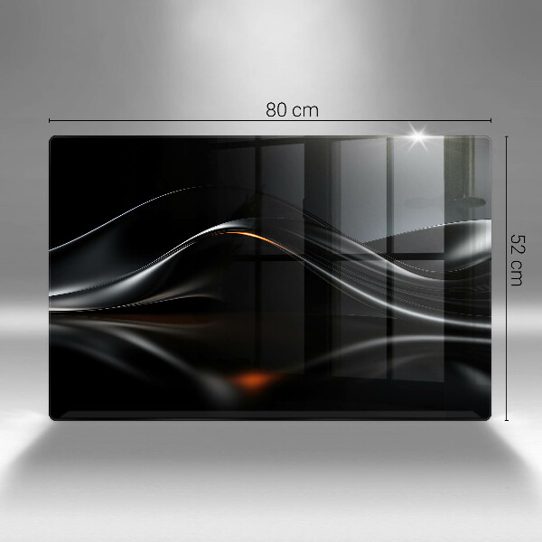 Kuchynská doska zo skla Abstraktný 3D dizajn