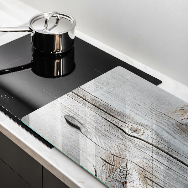 Kuchynská doska zo skla Svetlá štruktúra dreva