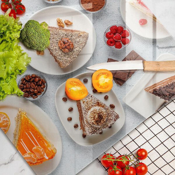 Kuchynská doska zo skla Sladkosť koláča