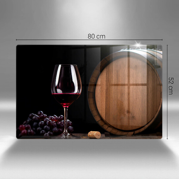 Kuchynská doska zo skla Sudový pohár na víno