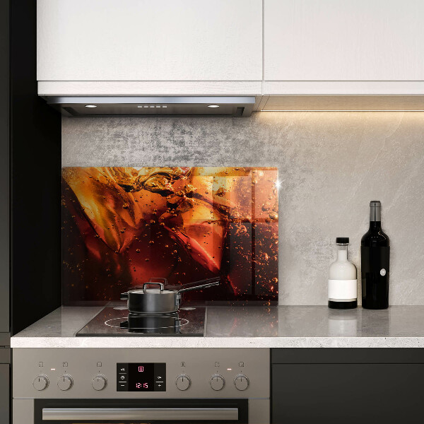 Kuchynská doska zo skla Kolový nápoj s ľadom