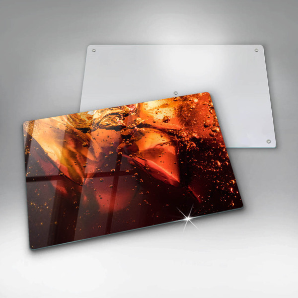 Kuchynská doska zo skla Kolový nápoj s ľadom