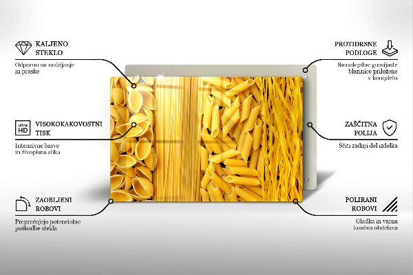 Kuchynská doska zo skla Cestoviny