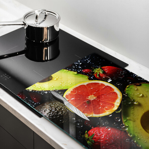 Kuchynská doska zo skla Ovocie a zelenina