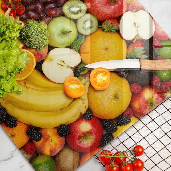 Kuchynská doska zo skla Zber ovocia