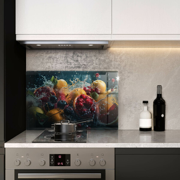 Kuchynská doska zo skla Ovocie vo vode