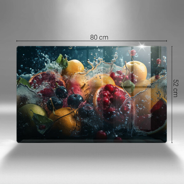 Kuchynská doska zo skla Ovocie vo vode