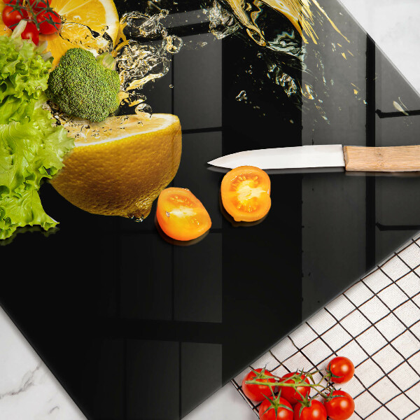 Kuchynská doska zo skla Šťavnaté citrónové ovocie