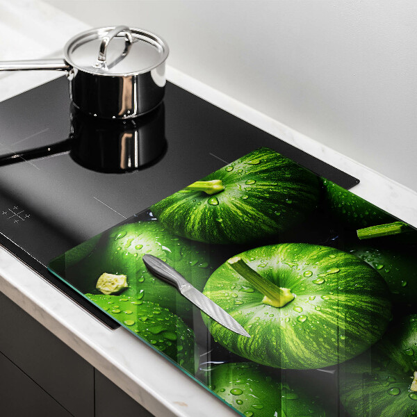 Kuchynská doska zo skla Zelené tekvice