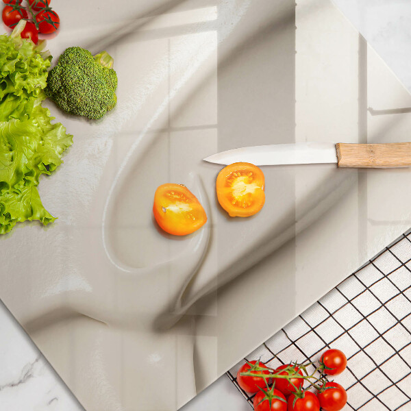 Kuchynská doska zo skla Krémová zmrzlina