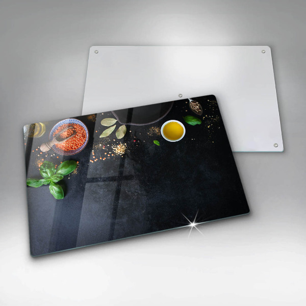 Kuchynská doska zo skla Misky s korením