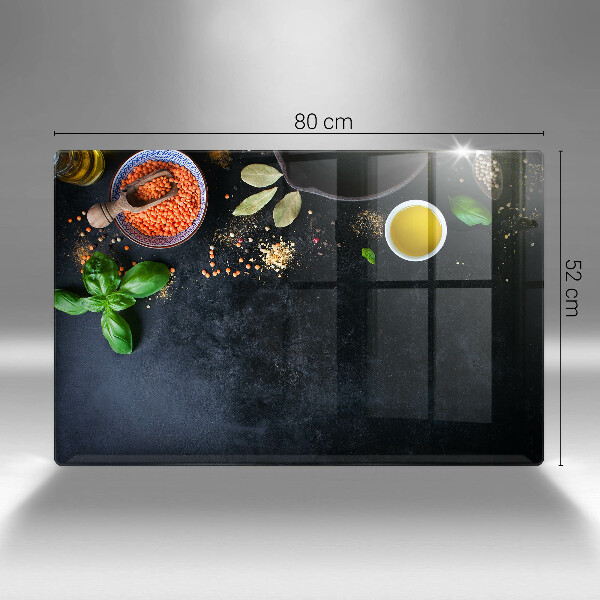 Kuchynská doska zo skla Misky s korením