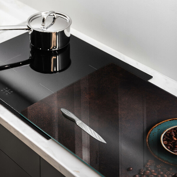 Kuchynská doska zo skla Šálka kávových zŕn