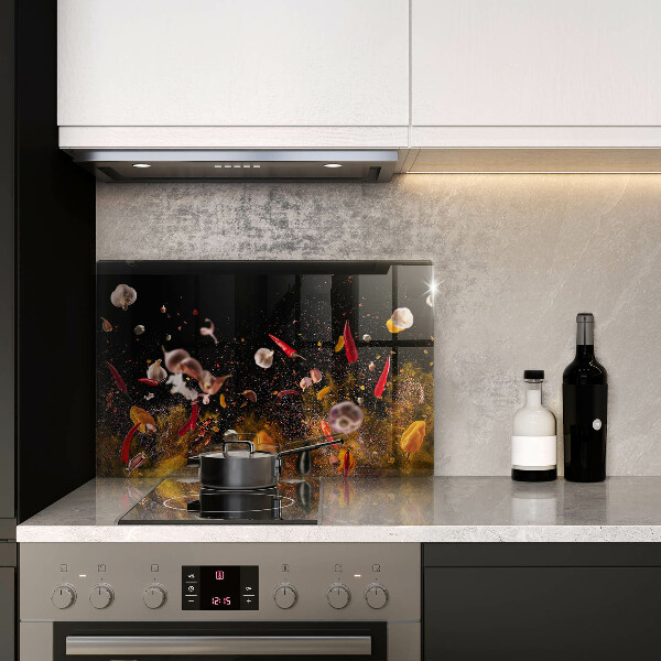 Kuchynská doska zo skla Horúce korenie