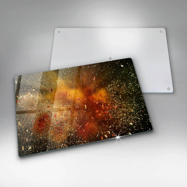 Kuchynská doska zo skla Farebné korenie